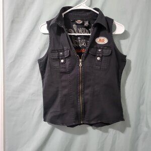 Harley Davidson Zip-Up Shirt